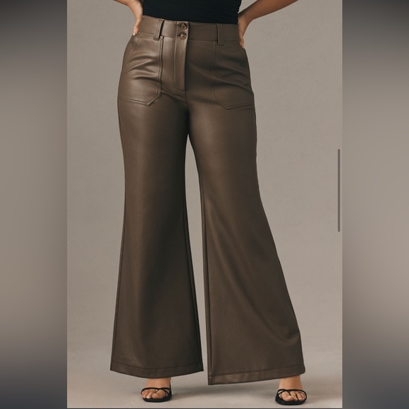 Maeve Taupe Flare Pants - Picture 4 of 8